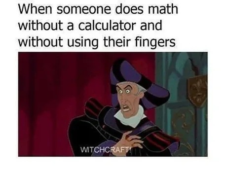 witchcraft math - meme