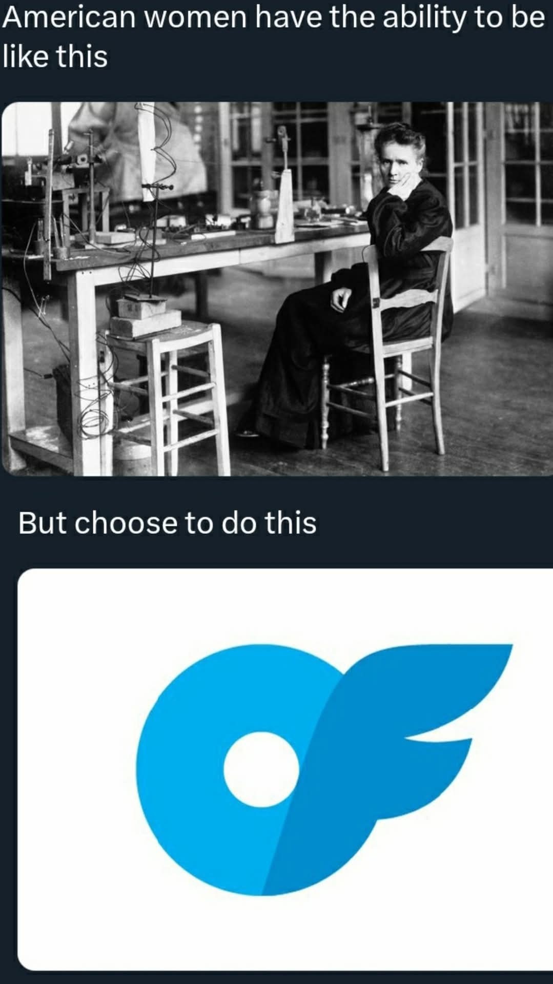 Why contribute to the betterment of mankind - meme