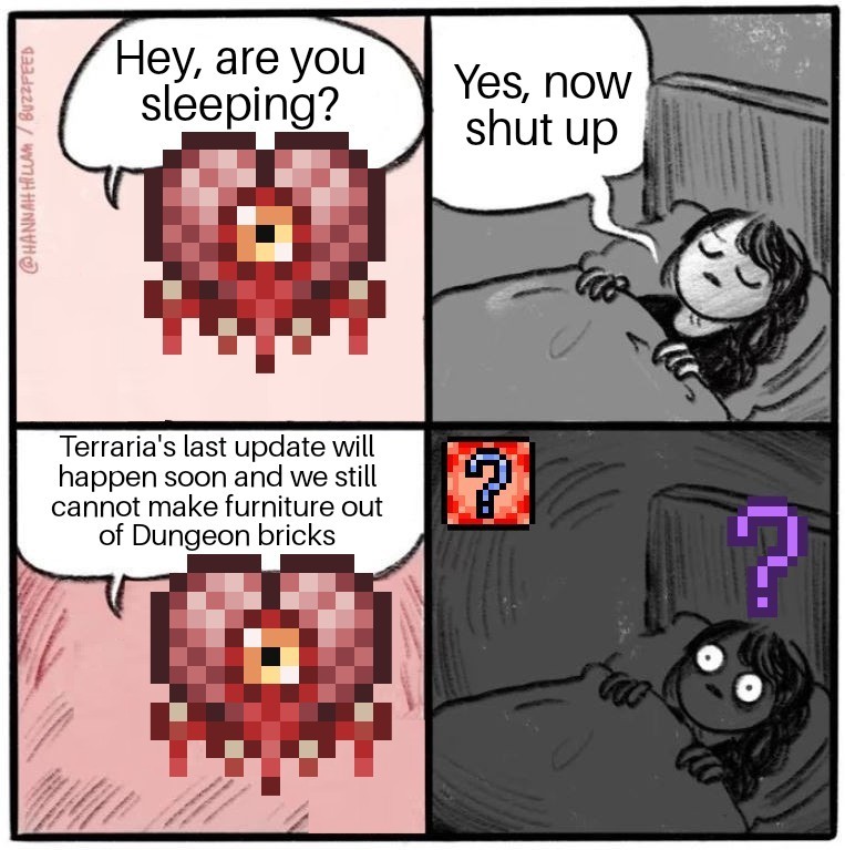 Don’t forget about the Terraria Contest in my bio :) - meme
