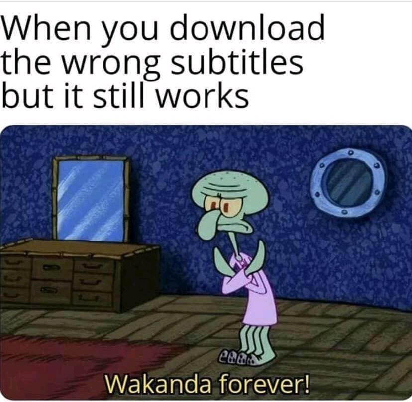 Wakanda forever - meme