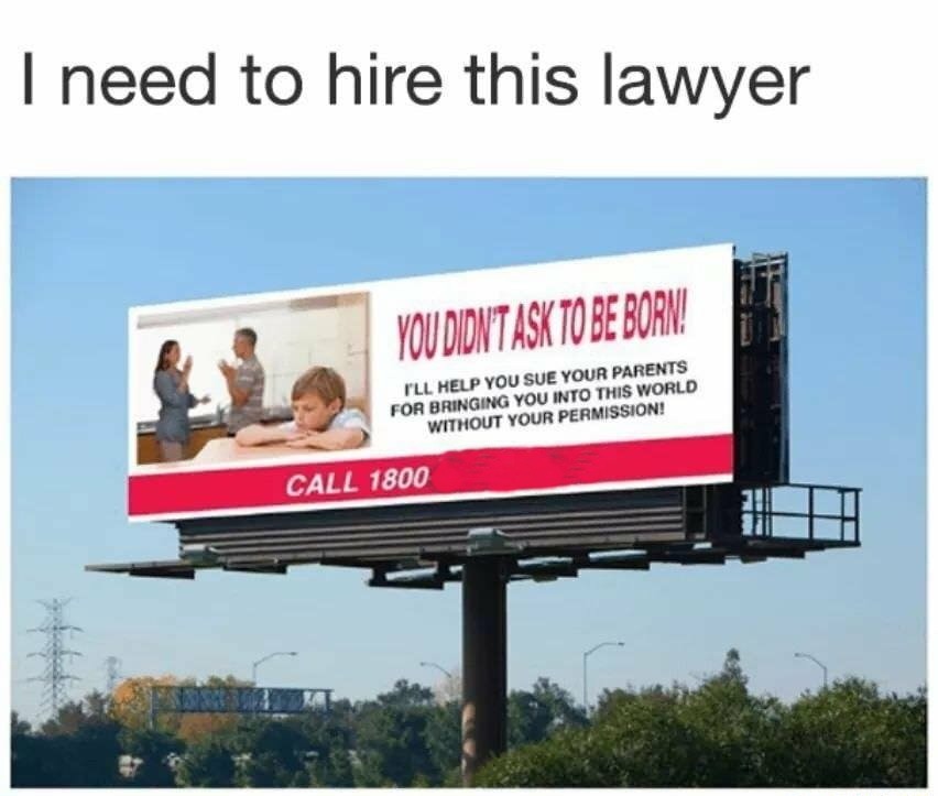 Desperate lawyer - meme