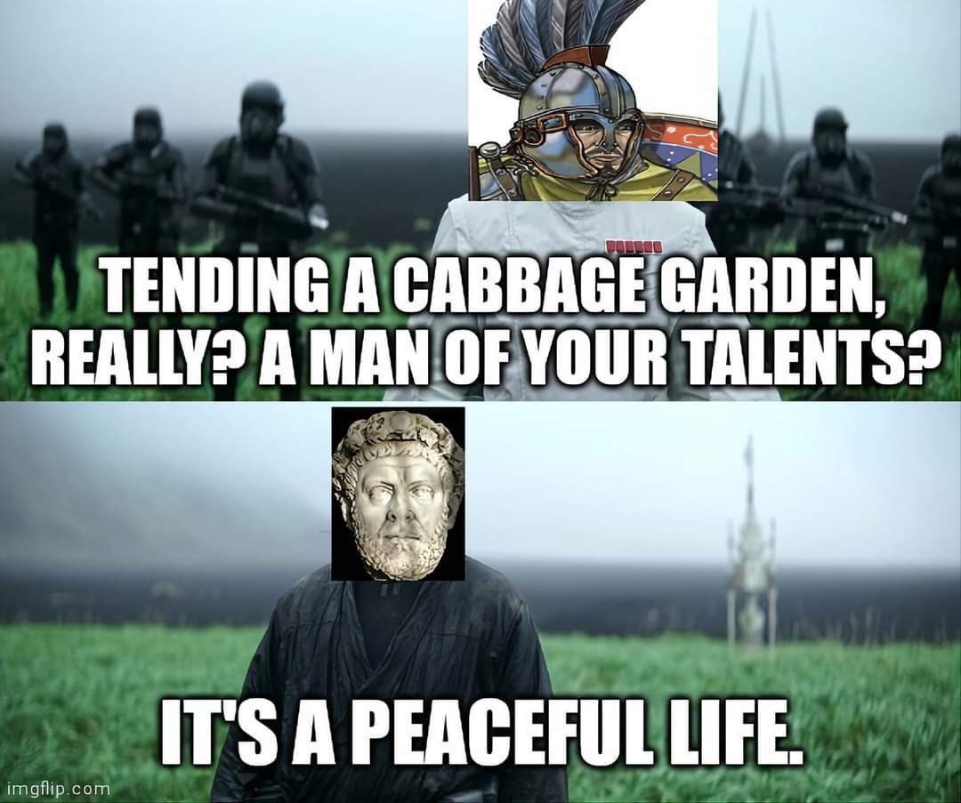 It's a peaceful life - meme
