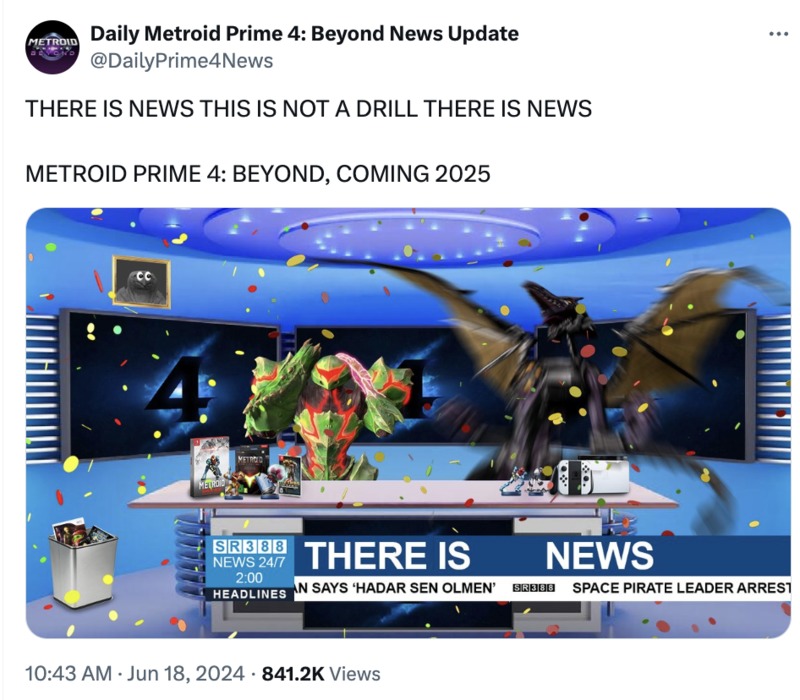 Metroid Prime 4 meme
