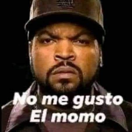 No me gustó el momo - meme