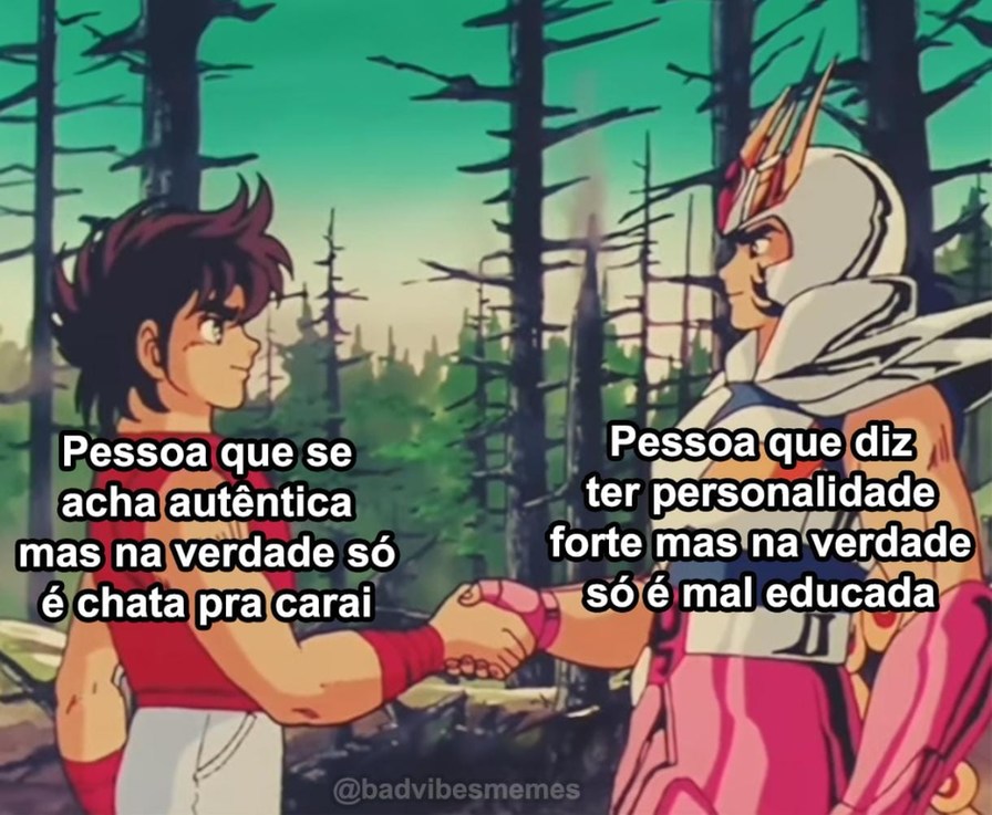 Temperamentos padrão do bostileiro - meme