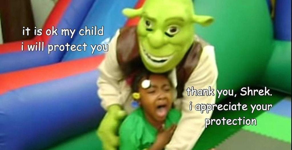 Shrek Protek - meme