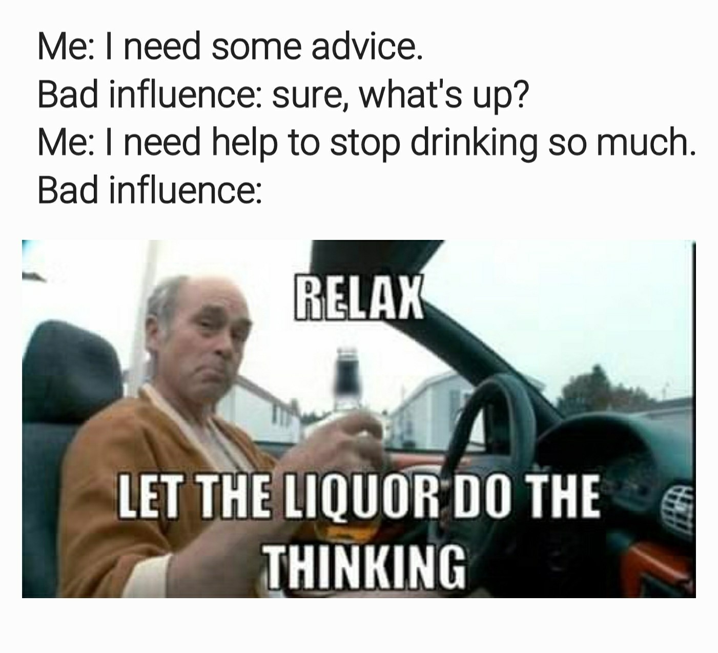 Relax bud - meme