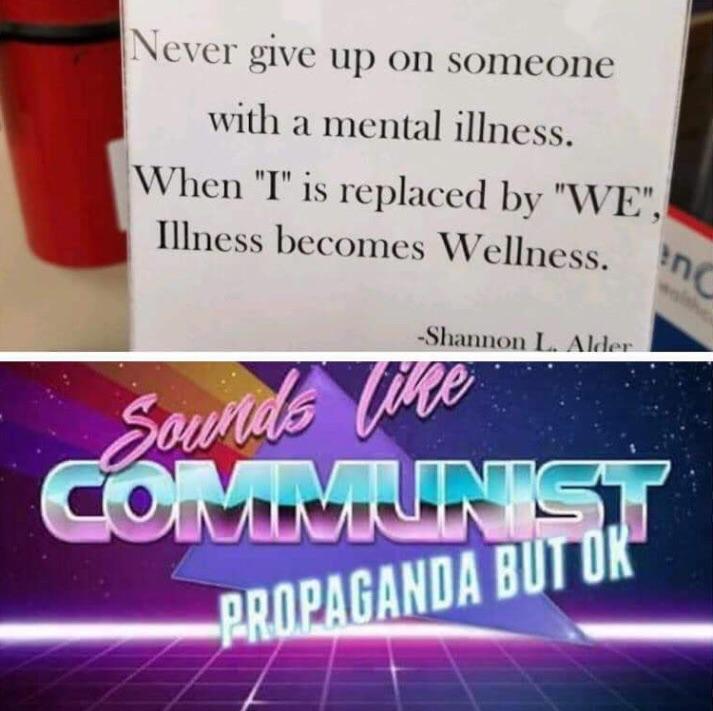 Commies, commies, everywhere! - meme