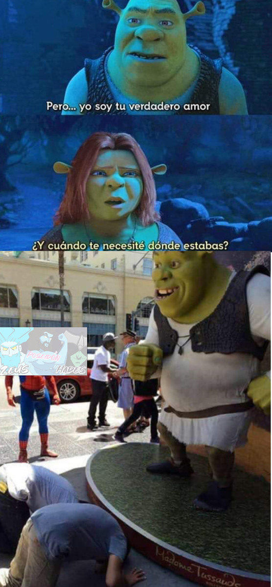 Vc já viu muitos memes hj, aprecie Shrek no auge de sua felicidade