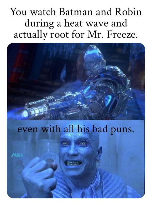 Help Us Mr. Freeze - meme