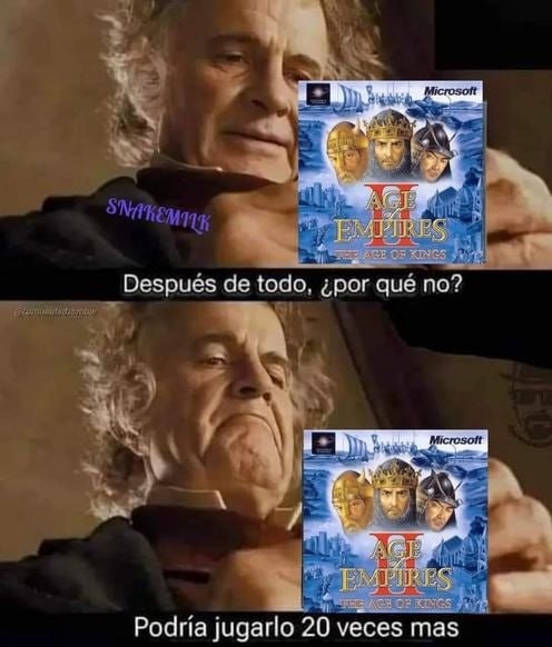 Quién se juega unos Age of Empires 2? - meme