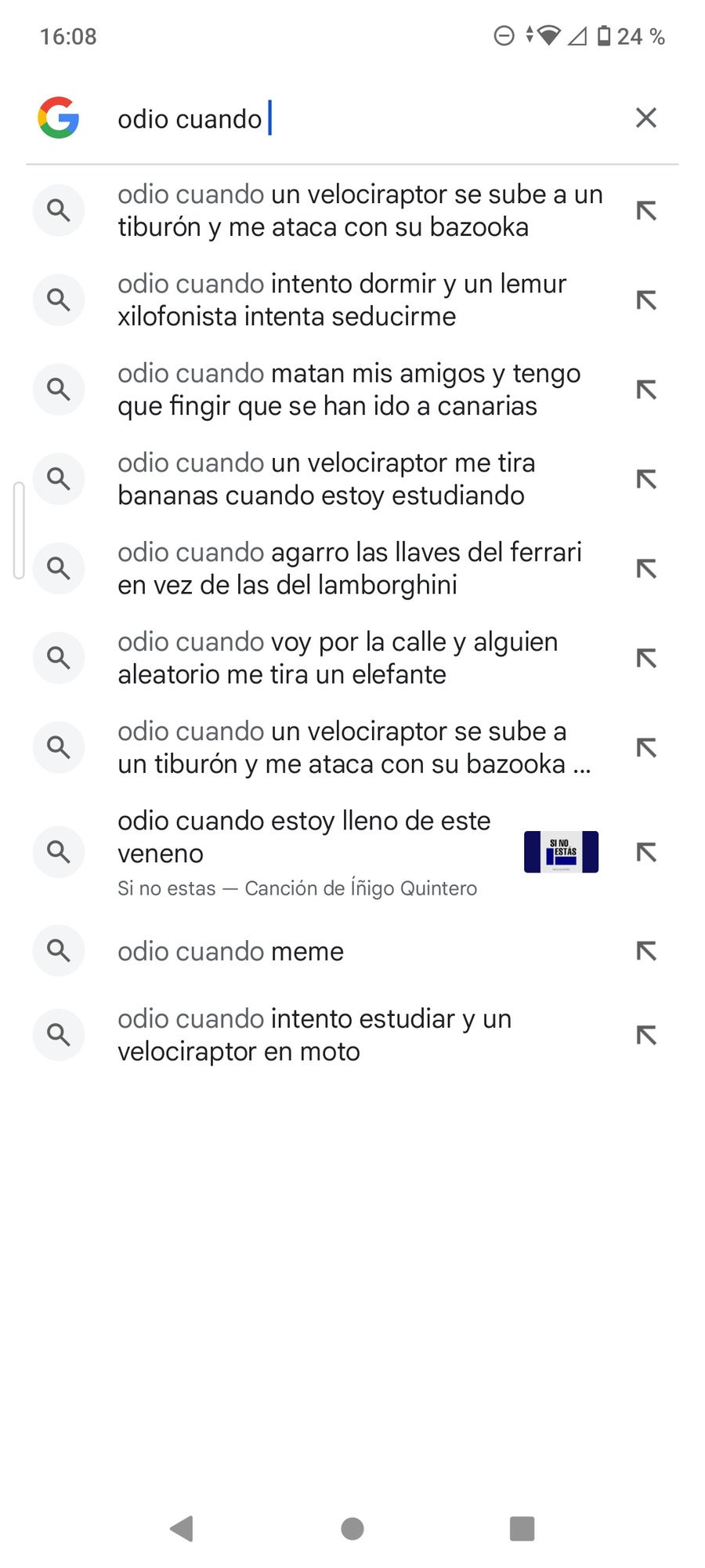 Q le está ocurriendo a Google? - meme