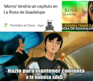 El titulo esta biendo la rosa de Guadalupe - meme