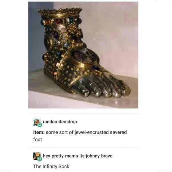 Infinity sock - meme