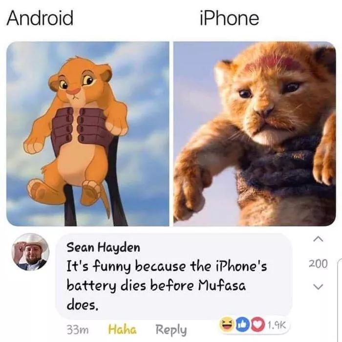 Iphone is a joke - meme