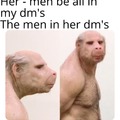 Men in dm's