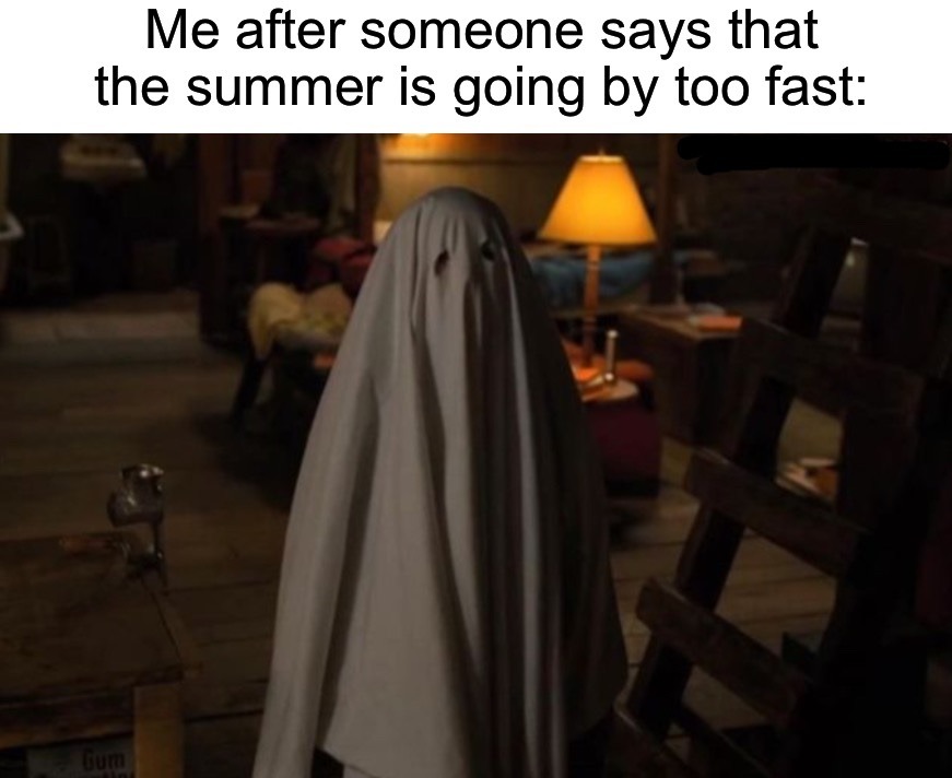 Summer is going - meme