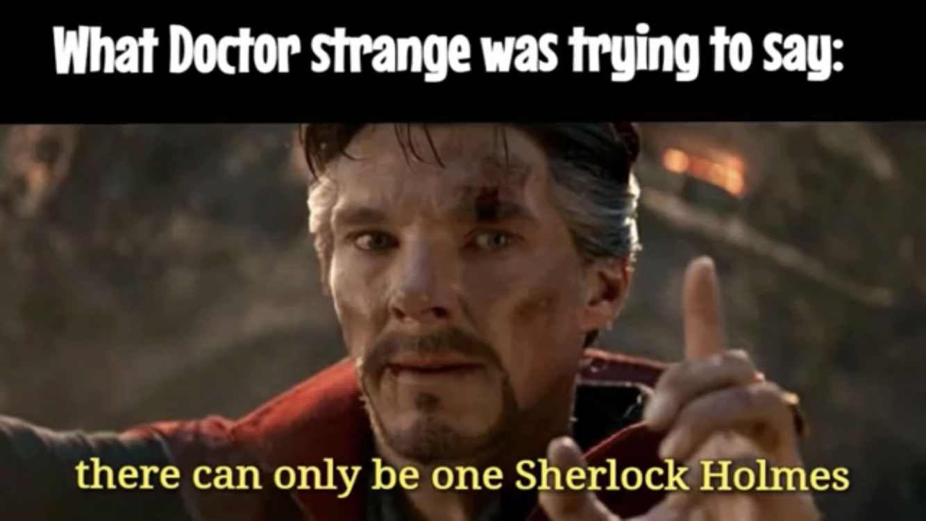 What Doctor Strange was trying to say - meme