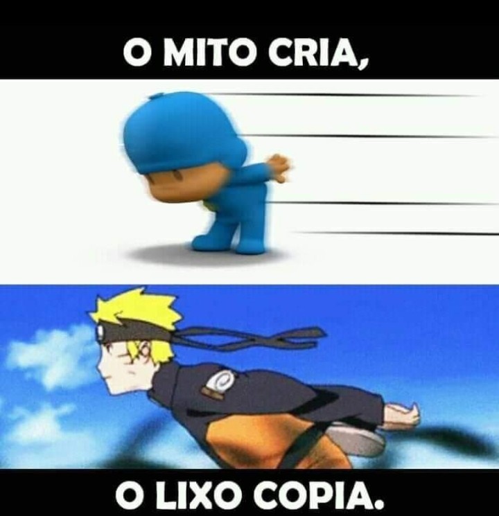 Naruto é ruim - meme