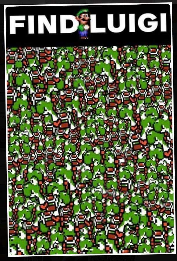 Onde está o Luigi? - meme