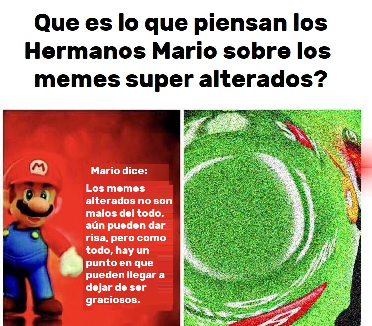 Luigi dice: "ALGO MÁS ESTÁ ALTERADO, MI SENTIDO DEL HUMOR" - meme