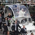 Gay ass demonic Pope just needs to stfu.. about everything