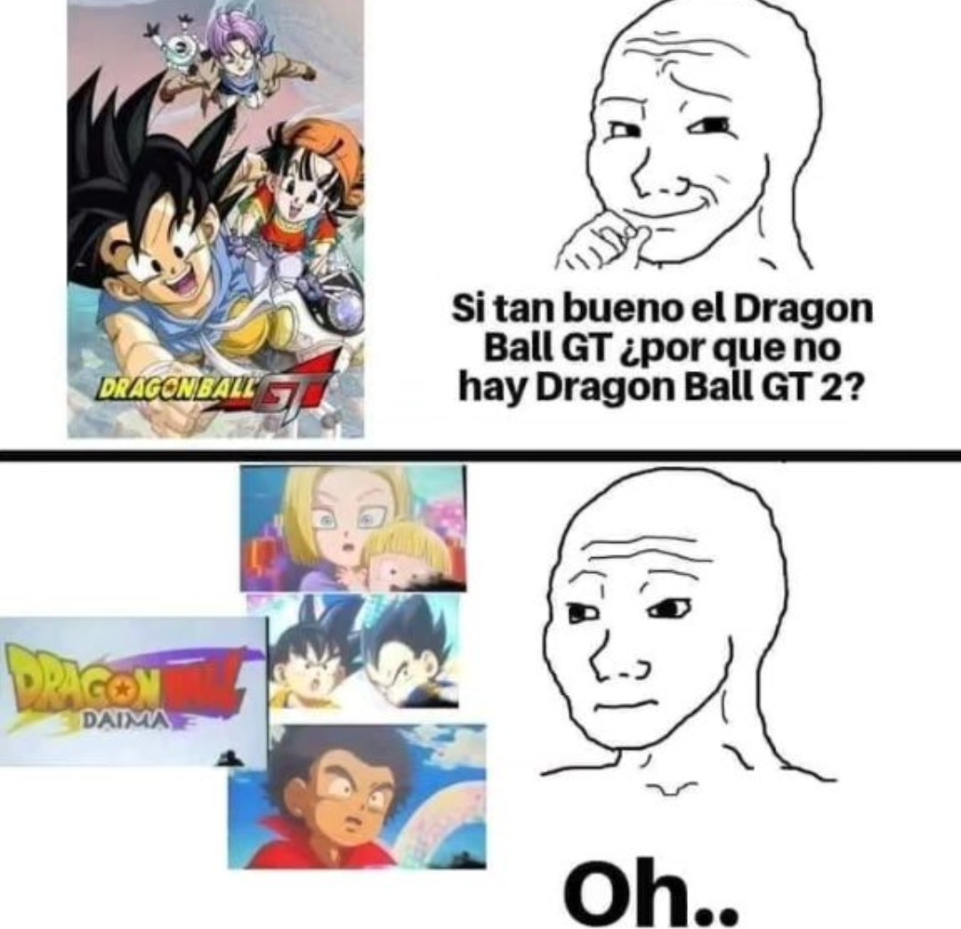 Dragon Ball Daima es innecesario - meme