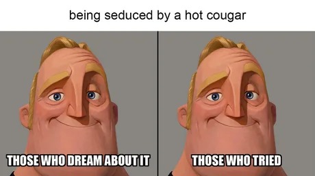 Any experience with hot cougars? - meme