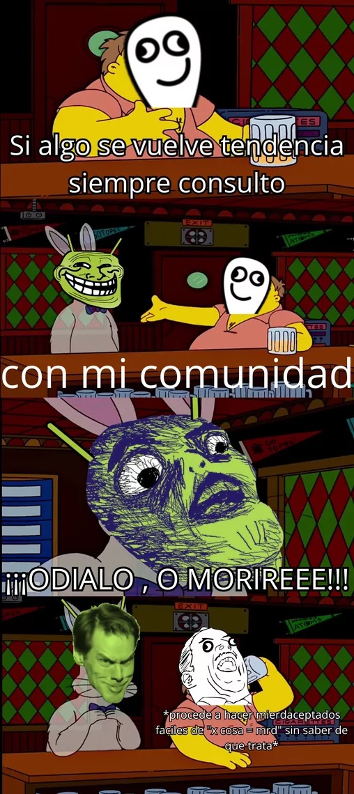 Hay que odiarlo, no hay de otra - meme