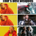 His best weapons
