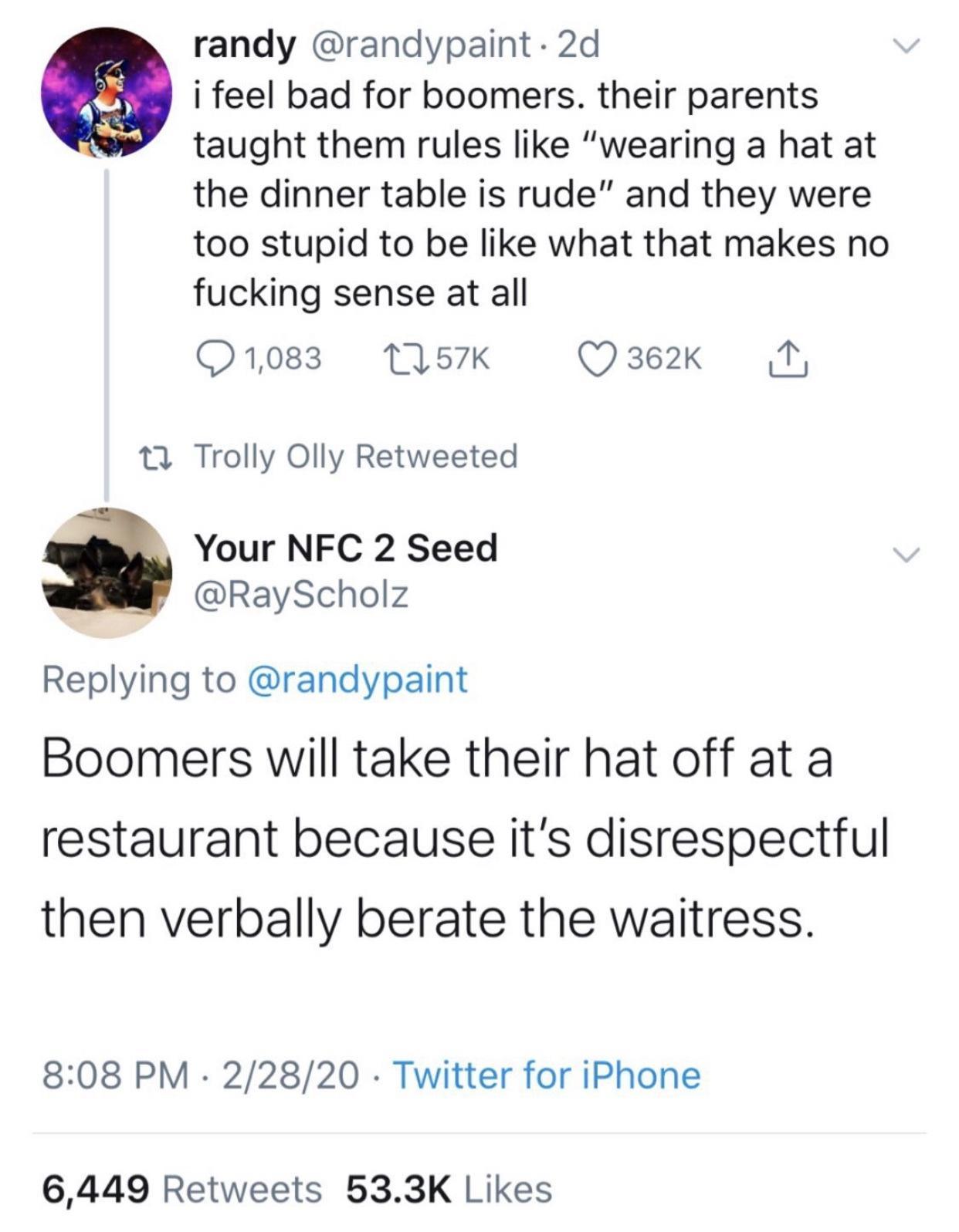 Fuck boomers - meme
