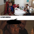 superhéroes en hospitales
