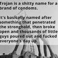 Trojan as a name for condoms