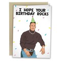 The Rock Birthday card, it is not a joke