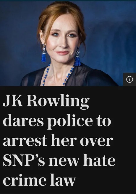 J.K. Rowling challenging the Scottish Ministry of Magic - meme