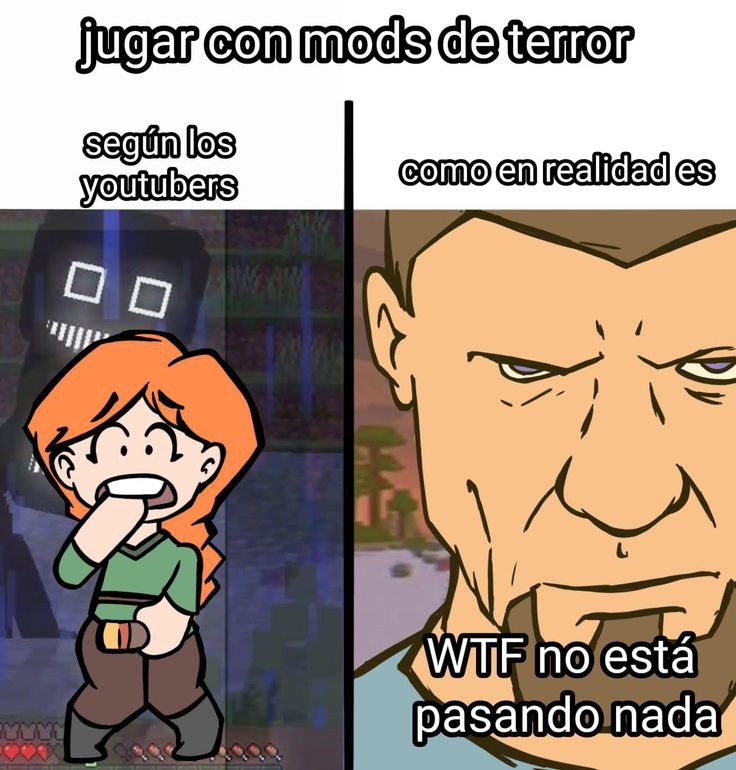 Me pasó con un addon de parásitos y no paso nada - meme