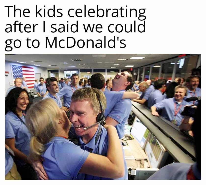 McDonald's is nasty but they love it - meme