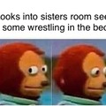 Who she wrestling with
