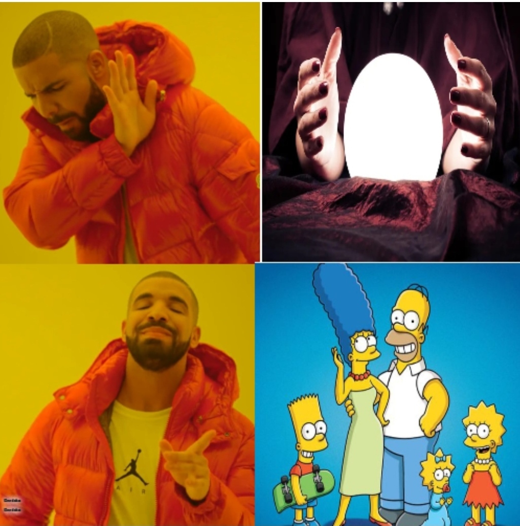 Simpson prevedono tuttoooo - meme