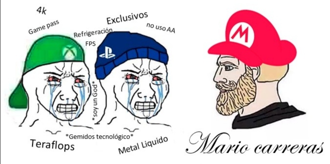 Mario putazos - meme