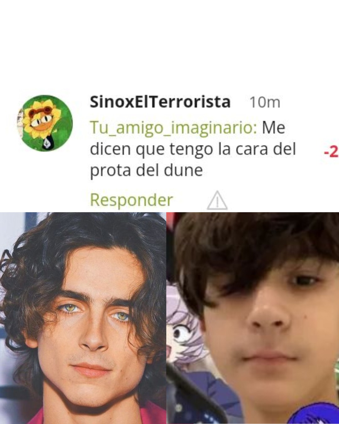 Separados al nacer - meme