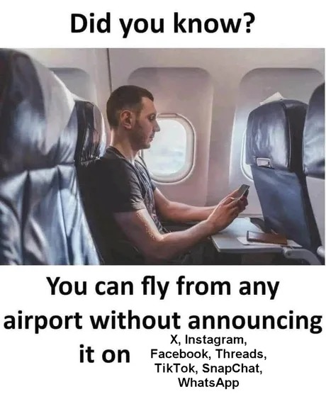 Fun fact about travelling - meme