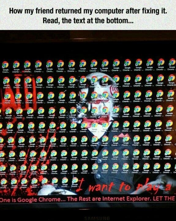 I want to play a game… - meme