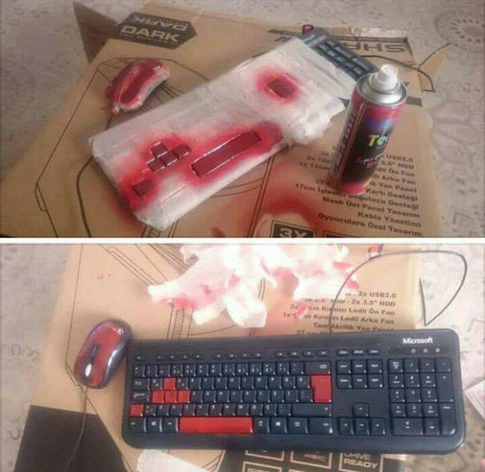 How construir un teclado a Gamer. - meme