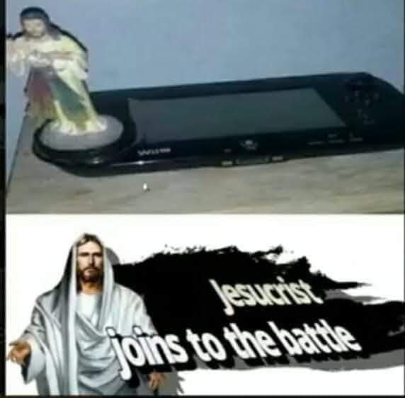 Jesus entro ala batalla >:D - meme