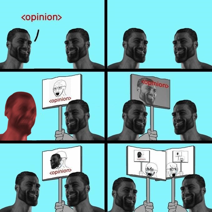 dongs in an opinion - meme
