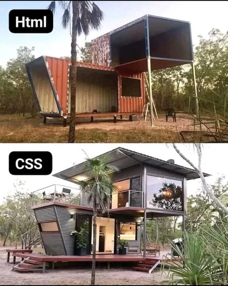 HTML vs CSS - meme
