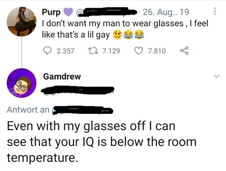 about glasses - meme