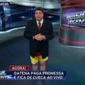 Que lindo o meu fã de cueca