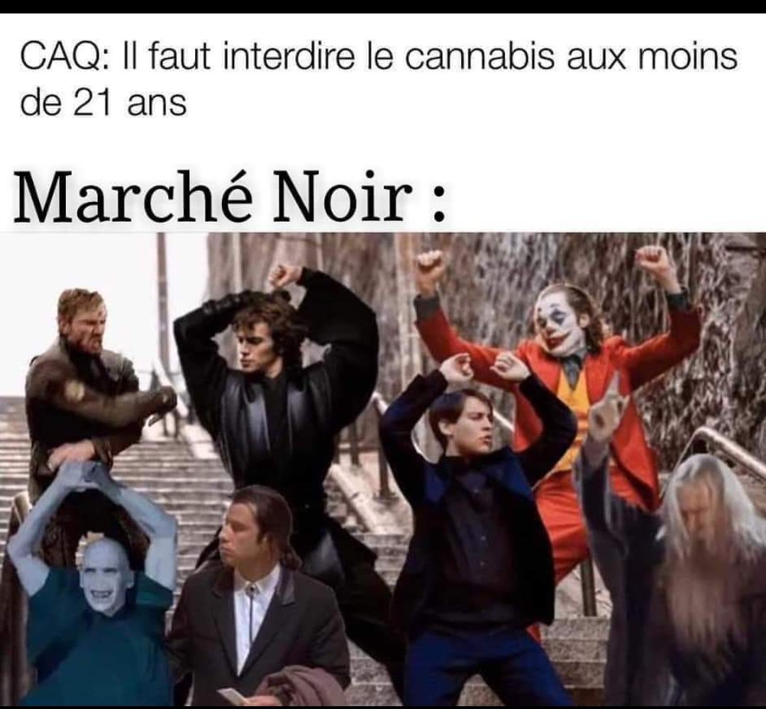 CAQ = un parti politique au Québec - meme